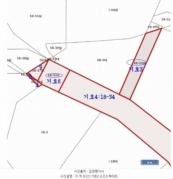2025타경100774 경기도 과천시 주암동 18-1 도로 경매 이미지