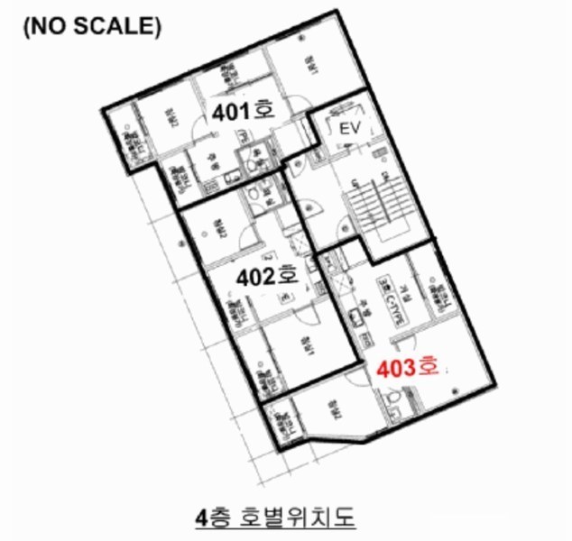 2025타경100871 경기도 안양시 만안구 만안로159번길 27, 노블리앙비씨 4층 403호 오피스텔 경매 이미지