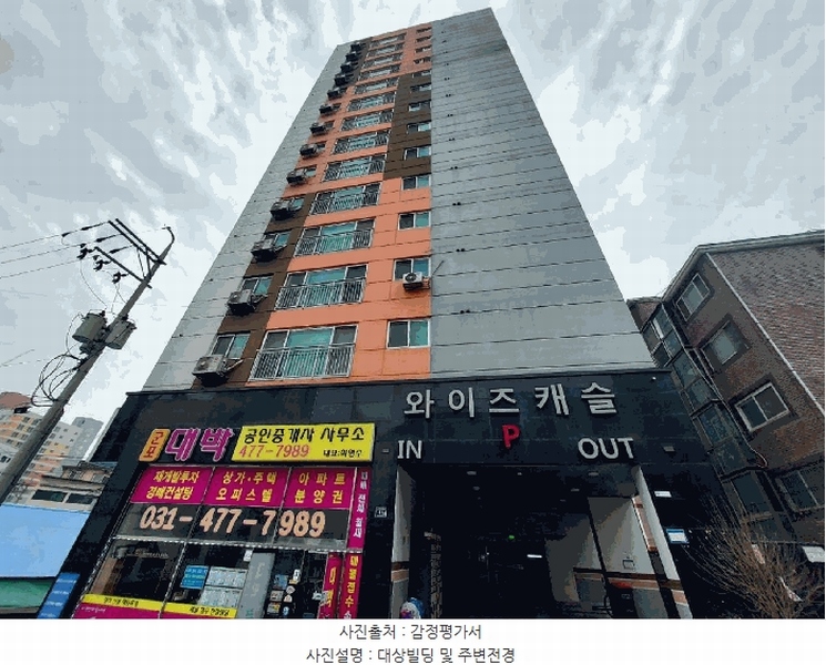 2025타경100881 경기도 군포시 군포로529번길 11, 와이즈캐슬 9층 903호 오피스텔[계약22평형] 경매 이미지