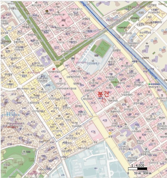 2025타경101045 경기도 안양시 만안구 현충로 26, 이호드림파크빌 8층 804호 오피스텔[계약37평형] 경매 이미지