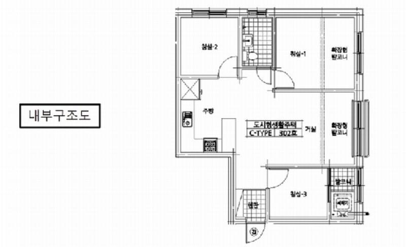 2025타경101050 경기도 의왕시 새터말길 42, 벨라리치 비동 3층 302호 다세대(빌라)[공급18평형] 경매 이미지