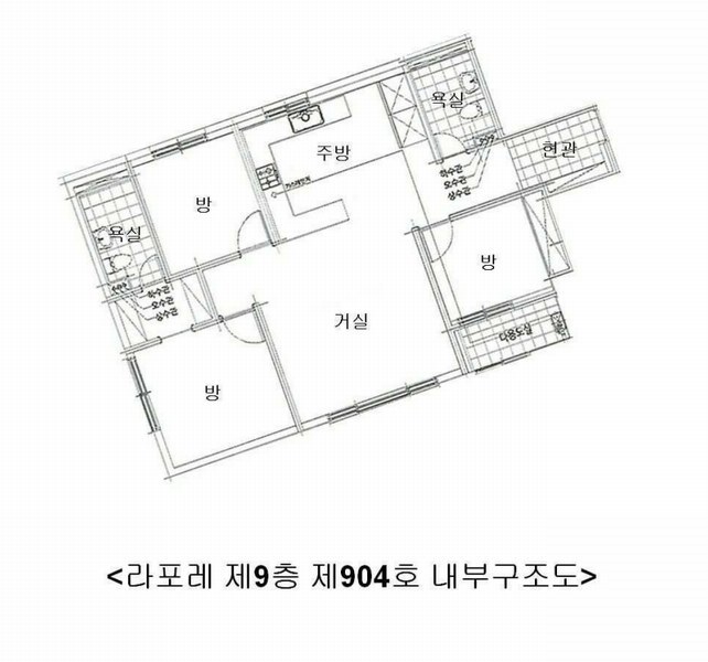 2025타경101057 경기도 군포시 군포역2길 5, 라포레 9층 904호 오피스텔[계약32평형] 경매 이미지