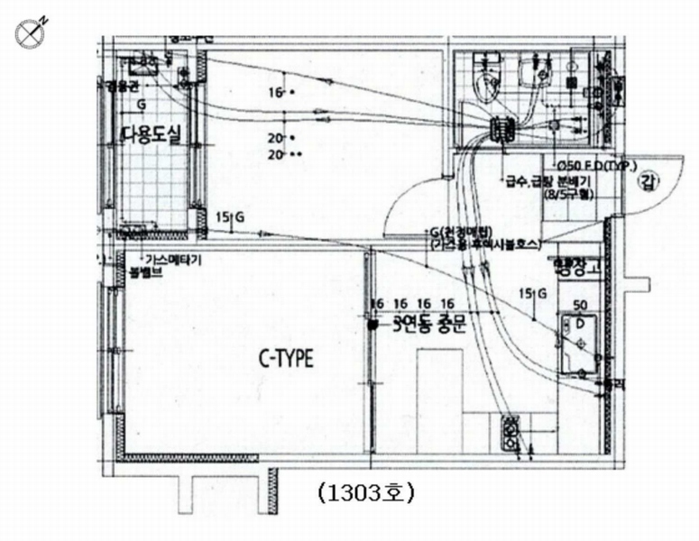 2024타경109525 경기도 군포시 산본천로226번안길 12, 우진아트리움 13층 1303호 오피스텔 경매 이미지