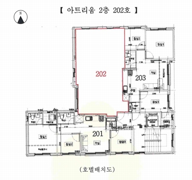 2024타경110679 경기도 안양시 만안구 안양로369번길 36, 아트리움 2층 202호 다세대(빌라)[공급19평형] 경매 이미지