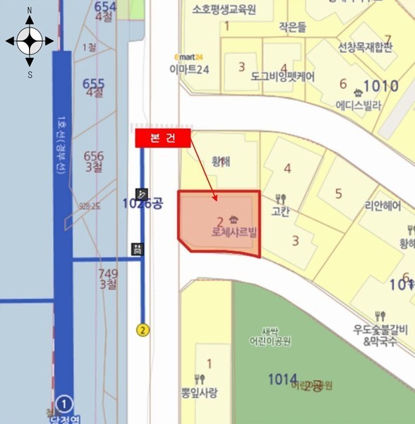2025타경100334 경기도 군포시 당정역로 86, 로체샤르빌 2층 202호 다세대(빌라)[공급17평형] 경매 이미지