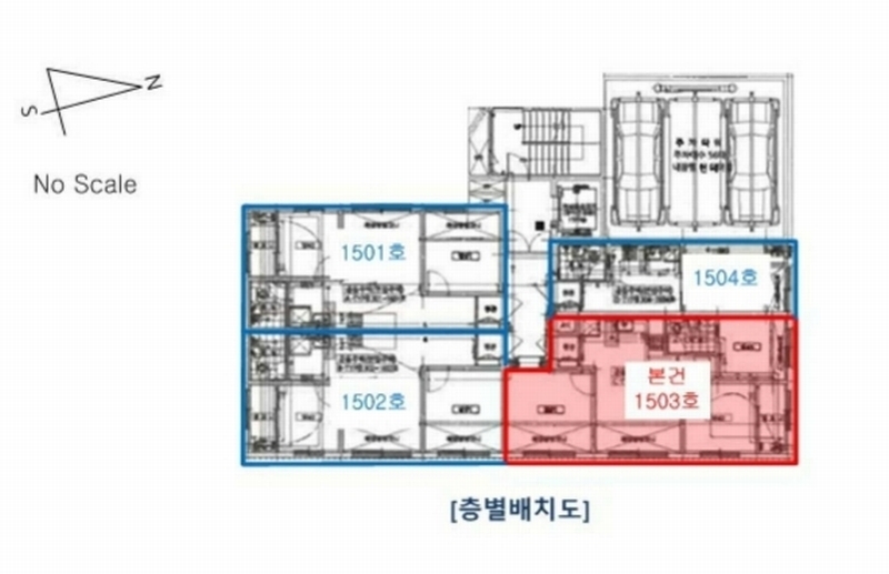 2025타경100931 경기도 군포시 군포로 559, 더원이숲라인 15층 1503호 다세대(빌라)[공급17평형] 경매 이미지