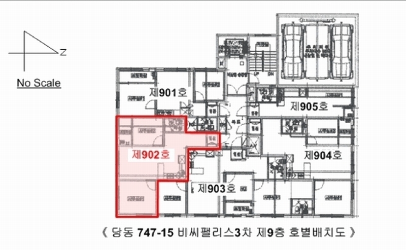 2025타경101056 경기도 군포시 군포로580번길 28, 비씨팰리스3차 9층 902호 오피스텔[계약20평형] 경매 이미지