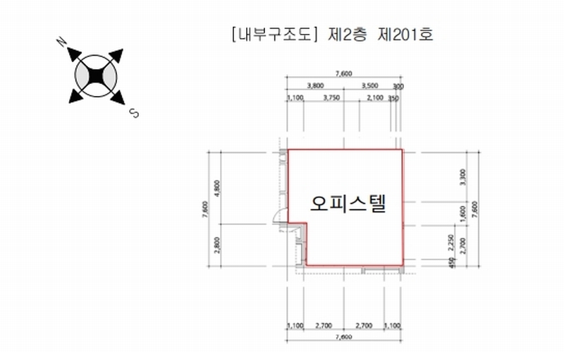 2025타경101135 경기도 안양시 동안구 안양천동로126번길 24, 이룸렉스힐 2층 201호 오피스텔[계약21평형] 경매 이미지