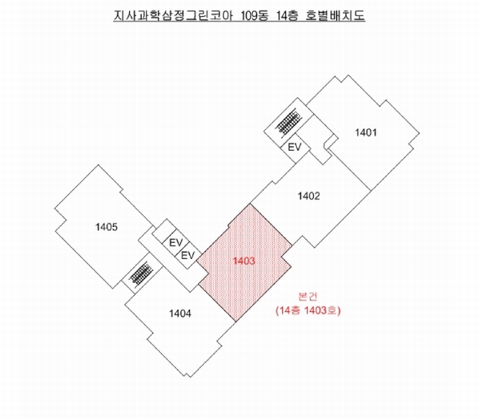 2025타경101168 부산광역시 강서구 과학산단2로20번길 91, 지사과학삼정그린코아 109동 14층 1403호 아파트[공급25평형] 경매 이미지