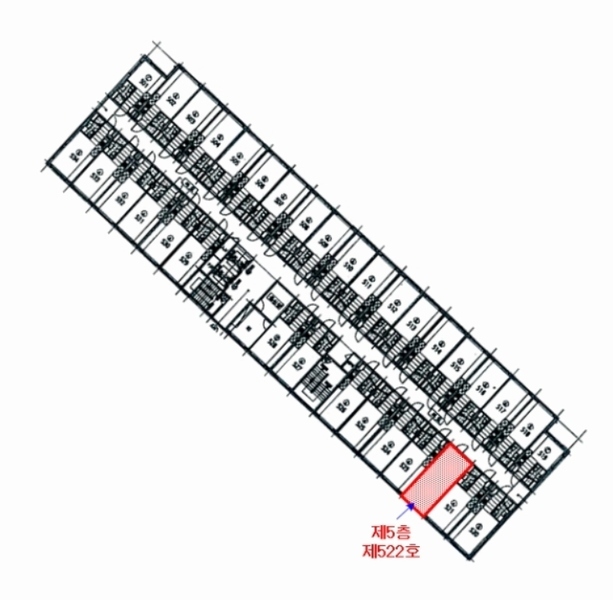 2024타경105493 경기도 의왕시 봇들로 34, 포일디오네 5층 522호 오피스텔[계약18평형] 경매 이미지