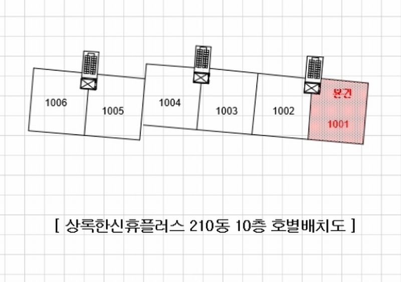 2024타경109518 부산광역시 북구 함박봉로140번길 16, 상록한신휴플러스아파트 210동 10층 1001호 아파트[공급33평형] 경매 이미지