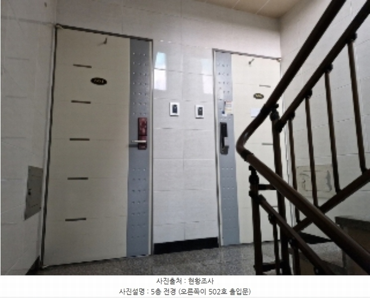 2024타경110600 경기도 안양시 만안구 안양로417번길 30, 조양주택 5층 502호 다세대(빌라) 경매 이미지