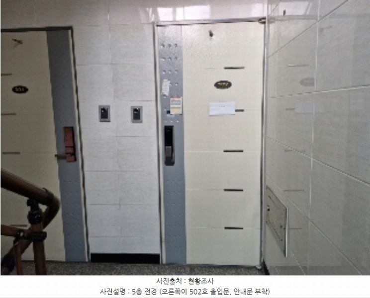 2024타경110600 경기도 안양시 만안구 안양로417번길 30, 조양주택 5층 502호 다세대(빌라) 경매 이미지