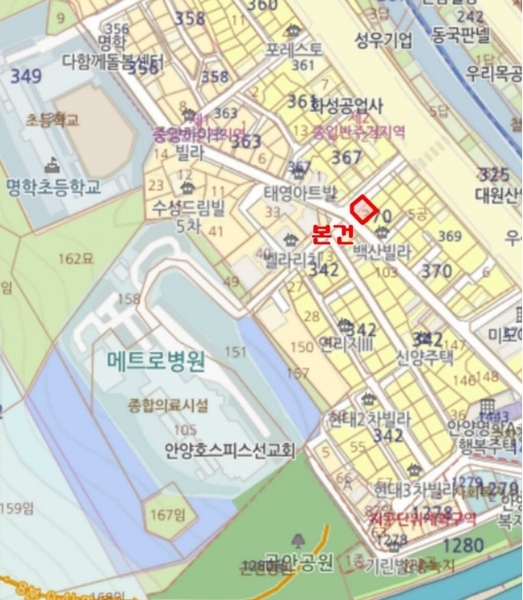 2025타경100327 경기도 안양시 만안구 명학로 32-1, 에코하임 2층 202호 다세대(빌라)[공급17평형] 경매 이미지
