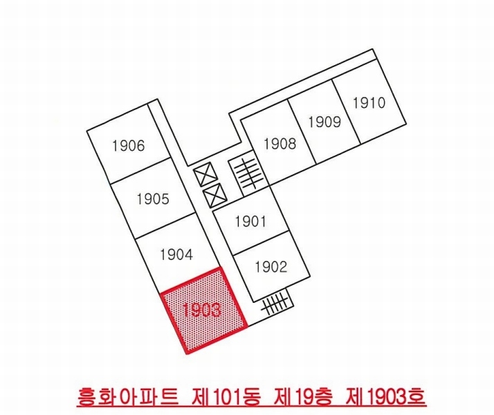 2025타경100827 경기도 안양시 만안구 장내로 56, 흥화아파트 101동 19층 1903호 아파트[공급36평형] 경매 이미지