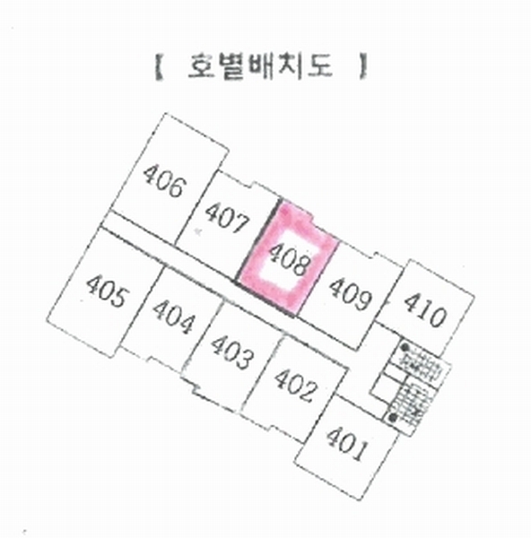 2024타경108157 경기도 안양시 동안구 동편로183번길 76, 강남프린스빌딩 4층 408호 다세대(빌라)[공급17평형] 경매 이미지