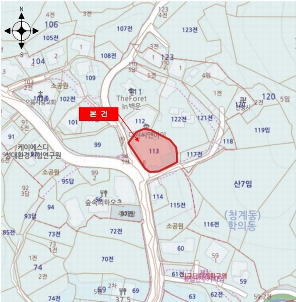 2024타경110587 경기도 의왕시 학현로 93-1, 다원씨앤아이 에이동 1층 102호 다세대(빌라)[공급26평형] 경매 이미지