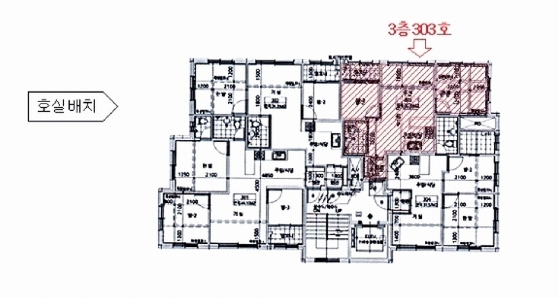2025타경100857 경기도 안양시 만안구 박달우회로 146, 미영팰리스 에이동 3층 303호 다세대(빌라) 경매 이미지