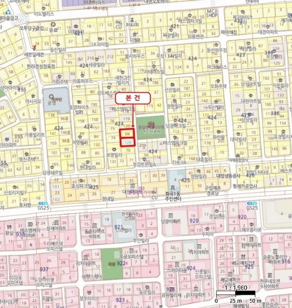 2025타경8536 서울특별시 강서구 곰달래로17길 15, 감성빌 7층 701호 다세대(빌라)[공급6평형] 경매 이미지