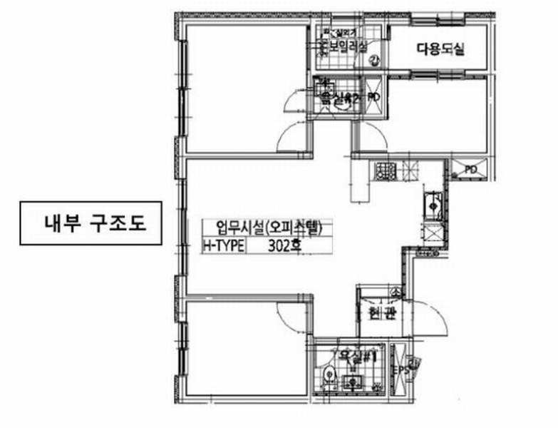 2025타경100167 경기도 안양시 만안구 현충로16번길 26, 아이원팰리스 3층 302호 오피스텔 경매 이미지