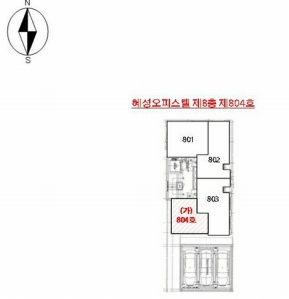 2025타경8559 서울특별시 강서구 월정로20길 82-6, 혜성오피스텔 8층 804호 오피스텔 경매 이미지