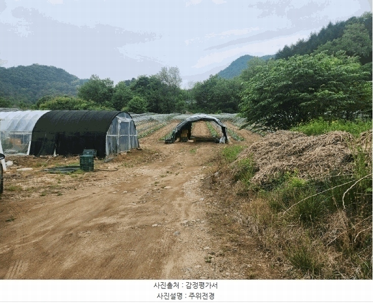 2025타경1210 강원특별자치도 홍천군 화촌면 장평리 254 농지 경매 이미지