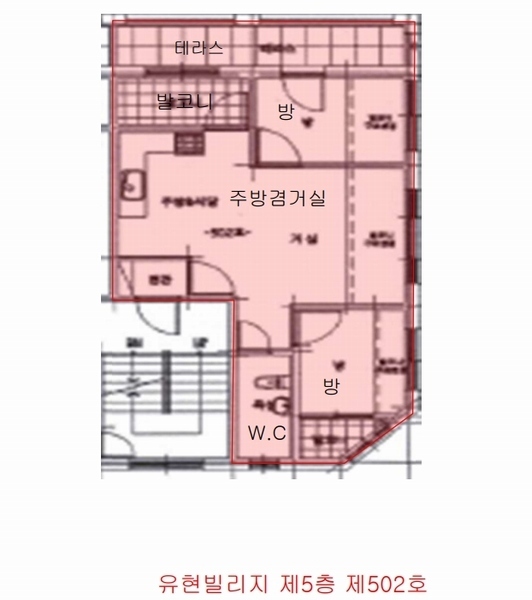 2025타경8672 서울특별시 강서구 화곡로24길 66-10, 유현빌리지 5층 502호 다세대(빌라)[공급12평형] 경매 이미지