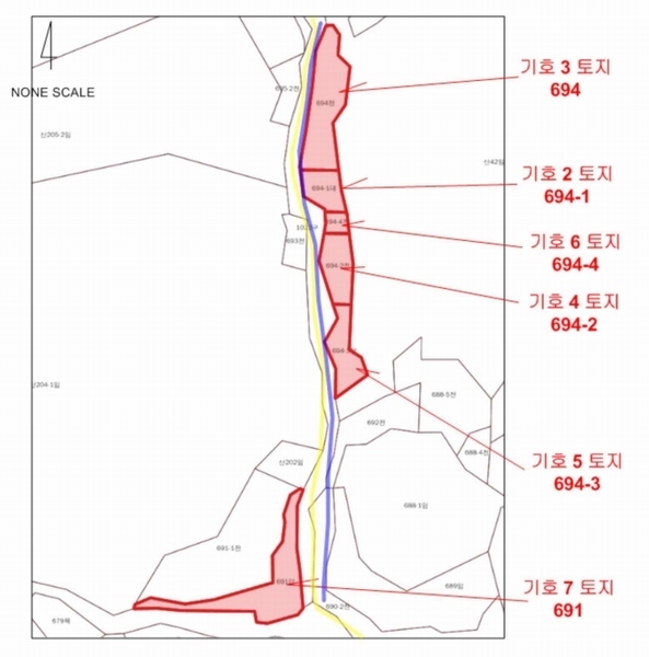 2025타경1692 강원특별자치도 홍천군 화촌면 야시대리 691 농지 경매 이미지
