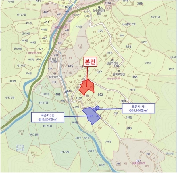 2025타경50021 강원특별자치도 양구군 양구읍 공수리 392-1 주택 경매 이미지