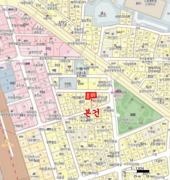 2025타경8685 서울특별시 금천구 금하로14길 6-7, 선경자이빌 5층 501호 다세대(빌라)[공급14평형] 경매 이미지