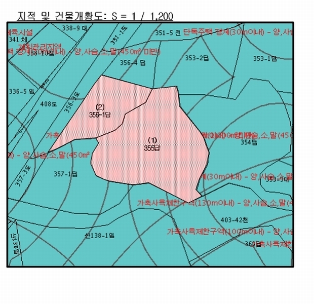 2025타경50703 강원특별자치도 홍천군 남면 월천리 355 농지 경매 이미지