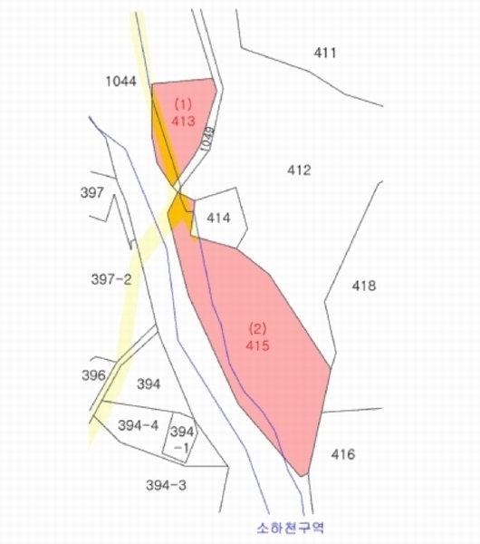 2025타경50756 강원특별자치도 춘천시 동산면 봉명리 413 농지 경매 이미지
