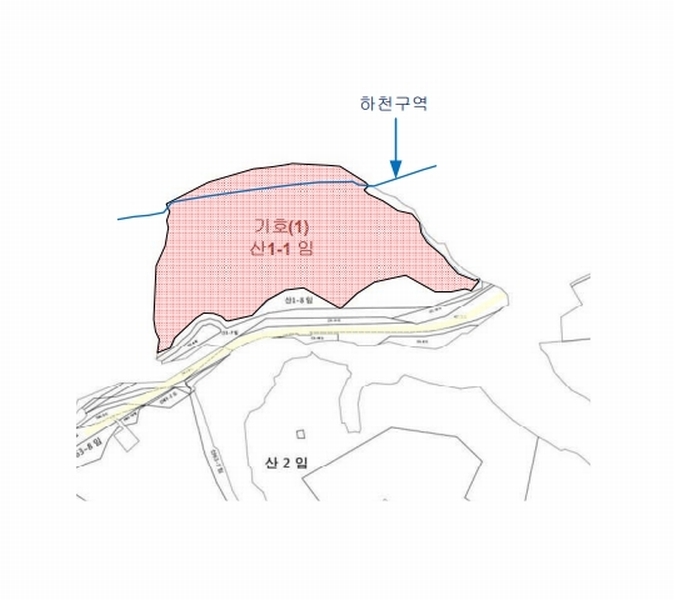 2025타경50916 강원특별자치도 춘천시 동면 장학리 산1-1 임야 경매 이미지