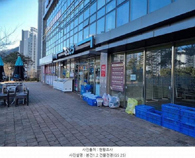 2025타경262 경상남도 창원시 의창구 북면 무동서로 24, 창원무동센텀파라디아 121동 비이층 303호외1개호 근린상가 경매 이미지