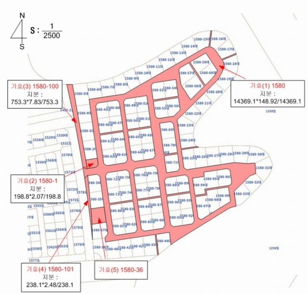 2025타경1029 충청북도 충주시 주덕읍 화곡리 1580 대지 경매 이미지
