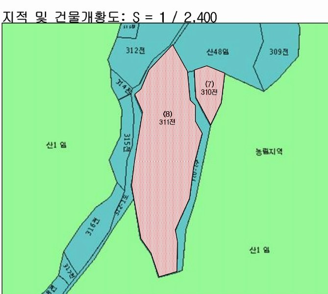 2025타경1180 강원특별자치도 인제군 인제읍 덕적리 310 농지 경매 이미지