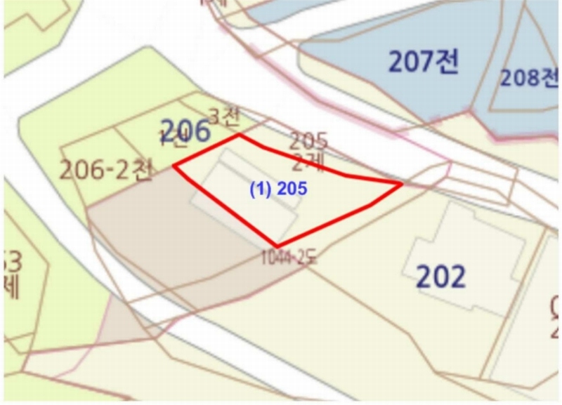 2025타경1708 충청북도 음성군 음성읍 평곡리 205 구거 경매 이미지