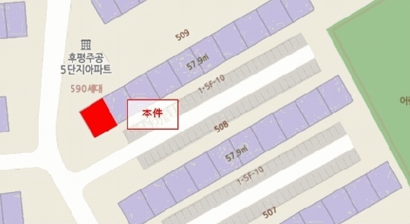 2025타경1906 강원특별자치도 춘천시 후만로 15, 주공5단지아파트 509동 4층 401호 아파트 경매 이미지