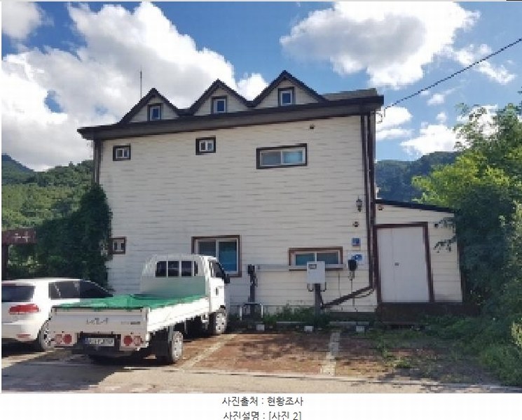 2025타경1982 강원특별자치도 인제군 북면 용대리 1786-6 숙박시설 경매 이미지