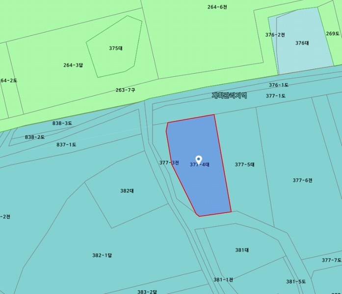 2025타경2268 강원특별자치도 홍천군 서면 팔봉리 377-4 근린시설 경매 이미지