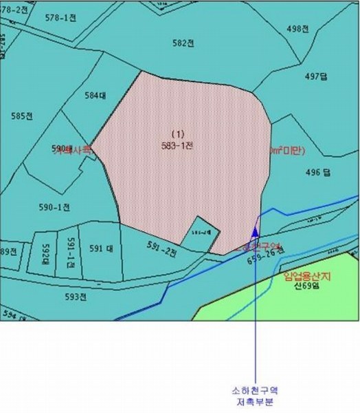 2025타경50489 강원특별자치도 홍천군 영귀미면 성수리 583-1 농지 경매 이미지