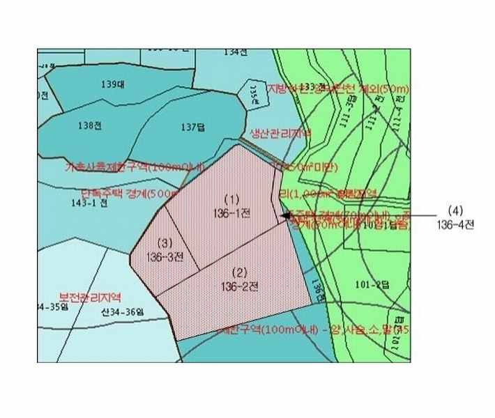 2025타경50530 강원특별자치도 홍천군 두촌면 원동리 136-1 농지 경매 이미지
