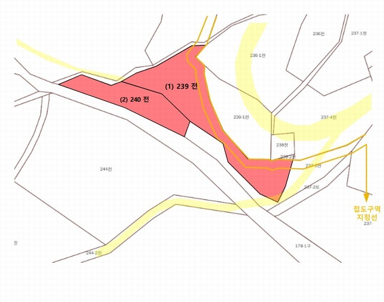 2025타경50570 강원특별자치도 홍천군 내면 율전리 239 농지 경매 이미지