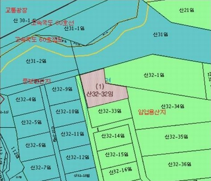 2025타경50637 강원특별자치도 춘천시 남면 발산리 산32-32 임야 경매 이미지