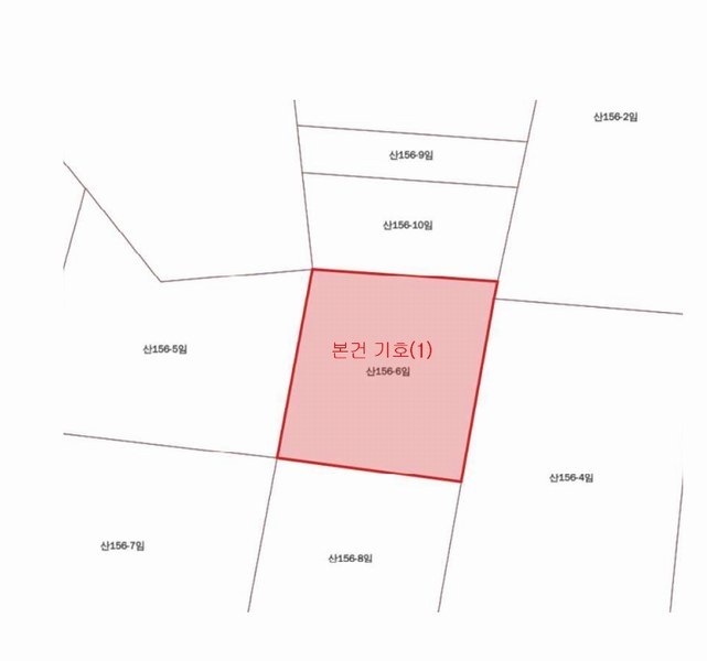 2025타경50661 강원특별자치도 춘천시 남산면 창촌리 산156-6 임야 경매 이미지