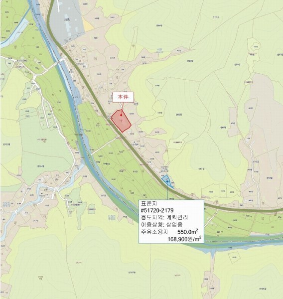 2025타경50681 강원특별자치도 홍천군 서면 대곡리 526-1 근린시설 경매 이미지
