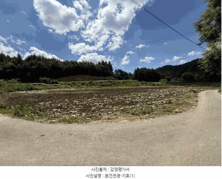 2025타경50749 강원특별자치도 홍천군 내면 율전리 1657-2 농지 경매 이미지