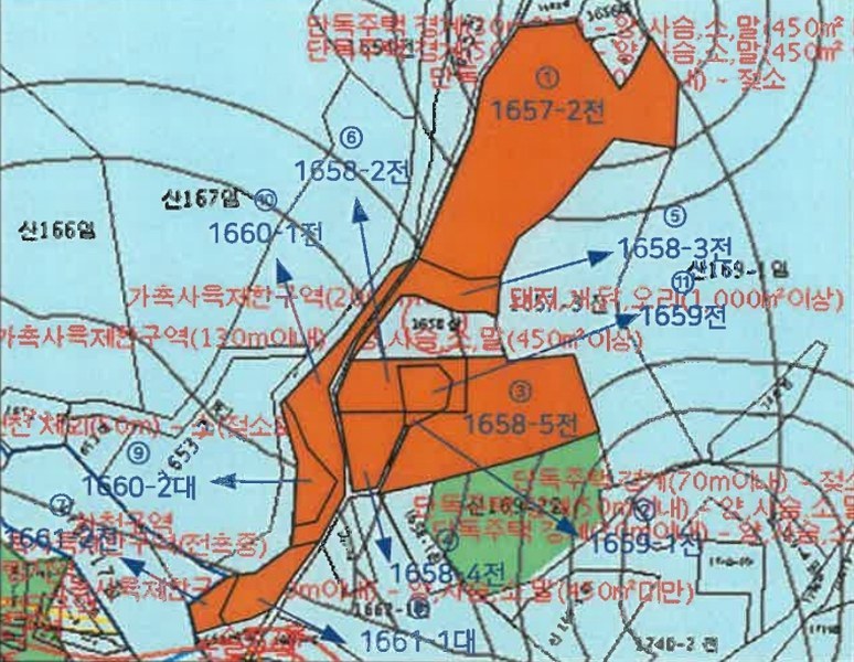 2025타경50749 강원특별자치도 홍천군 내면 율전리 1657-2 농지 경매 이미지