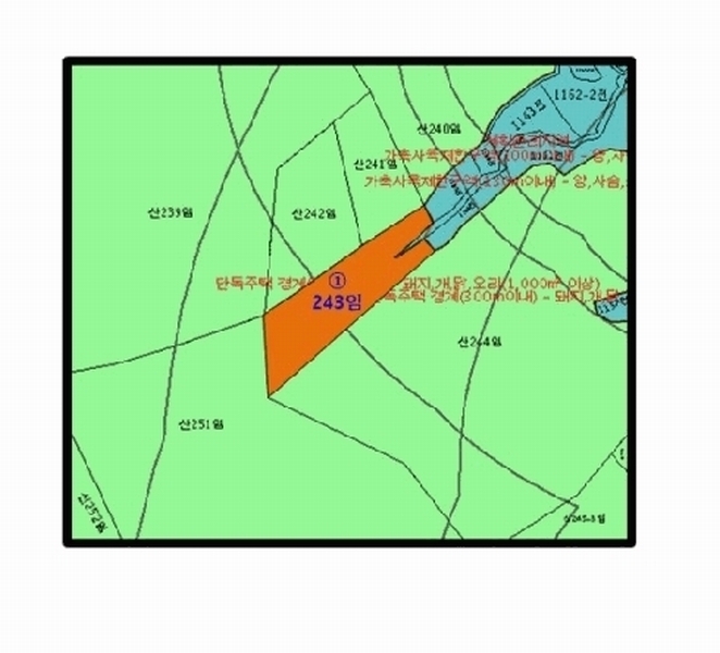 2025타경50833 강원특별자치도 홍천군 서면 팔봉리 산243 임야 경매 이미지