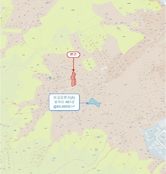 2025타경1432 강원특별자치도 춘천시 남산면 방곡리 466 농지 경매 이미지
